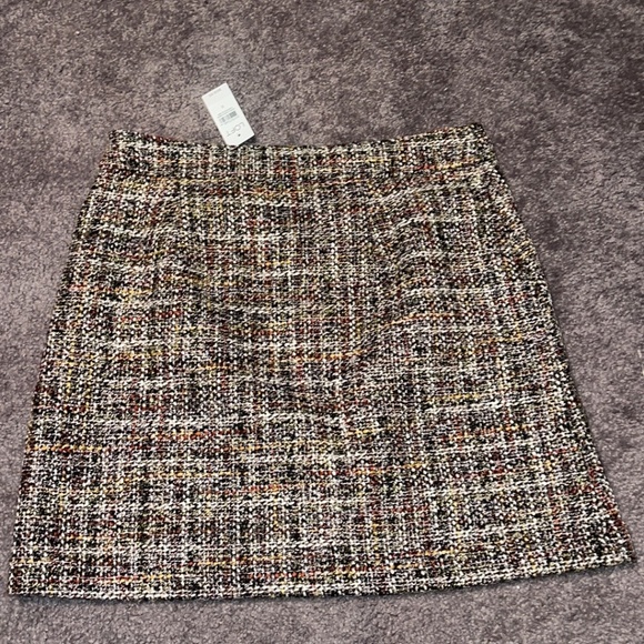 NWT Ann Taylor LOFT Multi-Color Tweed Skirt - Picture 2 of 4